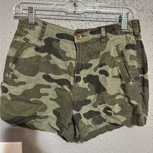 Women’s camo shorts